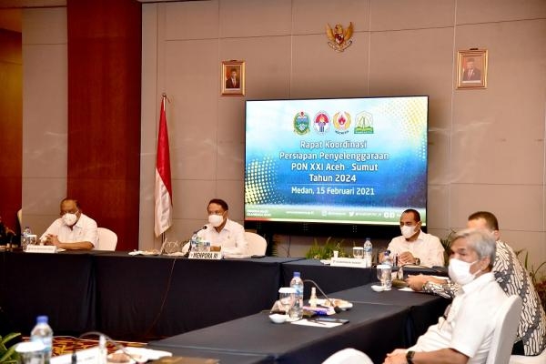 Menpora RI Apresiasi Keseriusan Sumut dan Aceh Persiapkan PON 2024